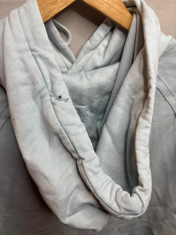 AllSaints Diverge OTH Hoodie Mens Optic White Pullover Sweatshirt Dyed In Wash - Medium
