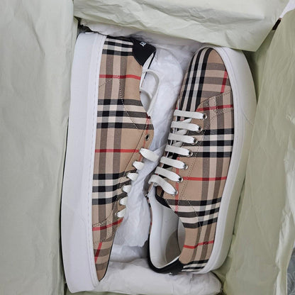 Burberry New Rangleton Sneaker Check Archive Beige A7026 UK10 / EU44 Box