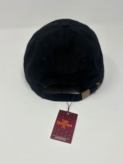 The Traitors Black Logo Baseball Cap Adjustable Unisex TV Show Merchandise